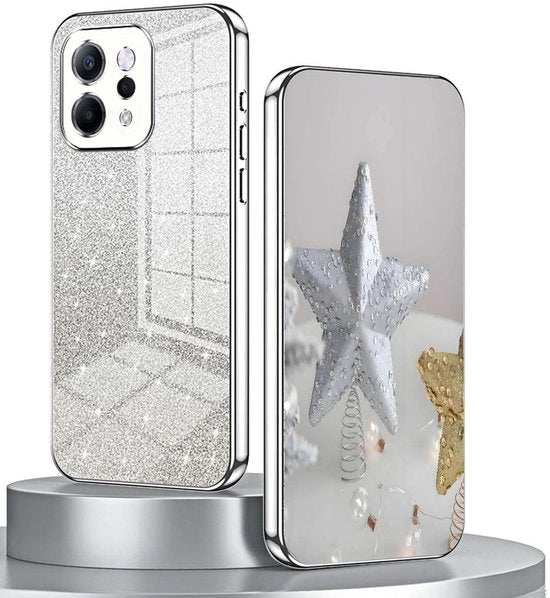 Custodia protettiva ultraresistente - shockresistente - siliconica - TPU - finitura elegante in alluminio anodizzato - colore argento - custodia per smartphone
