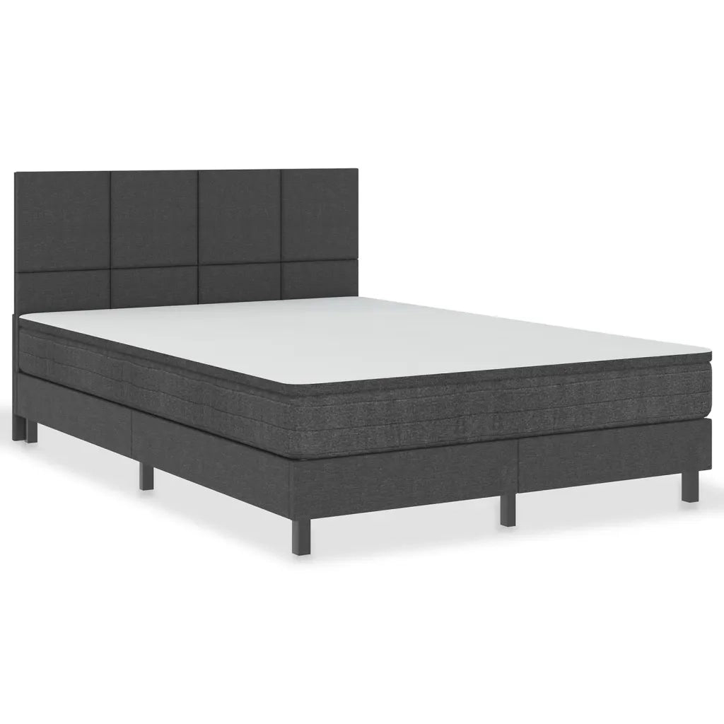 Testiera Letto Grigio Scuro in Tessuto 160x200 cm