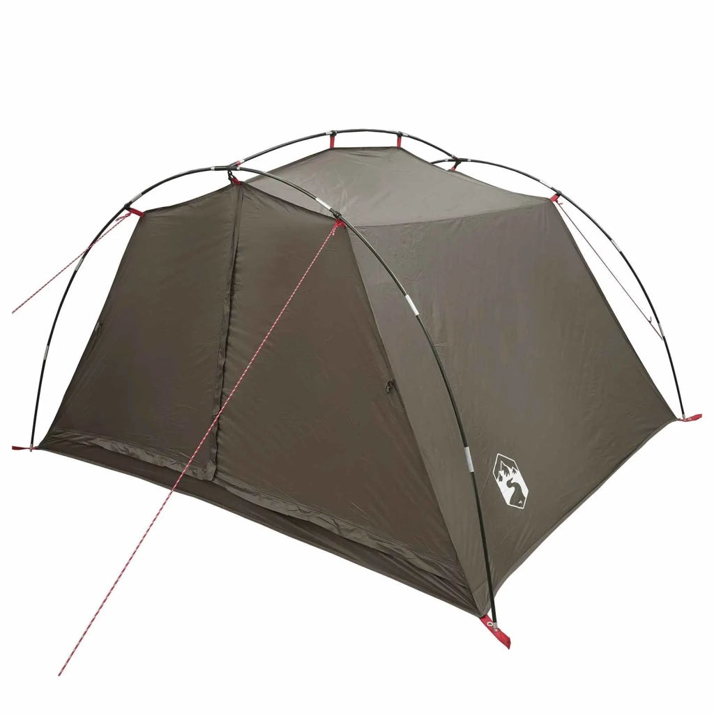 Tenda a tunnel Marrone e Grigio 4 persone 42019360