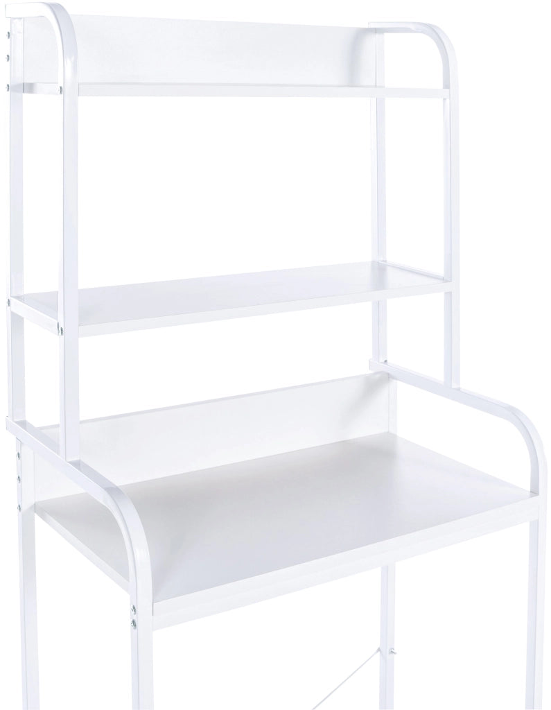 Scaffale per lavatrice Darby bianco