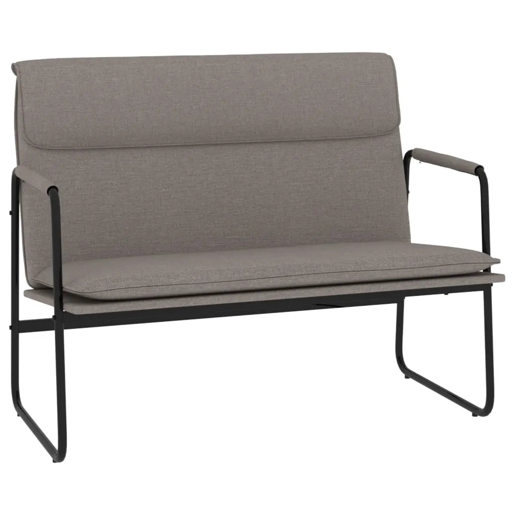 vidaXL Panca Tortora 100x64x80 cm in Tessuto