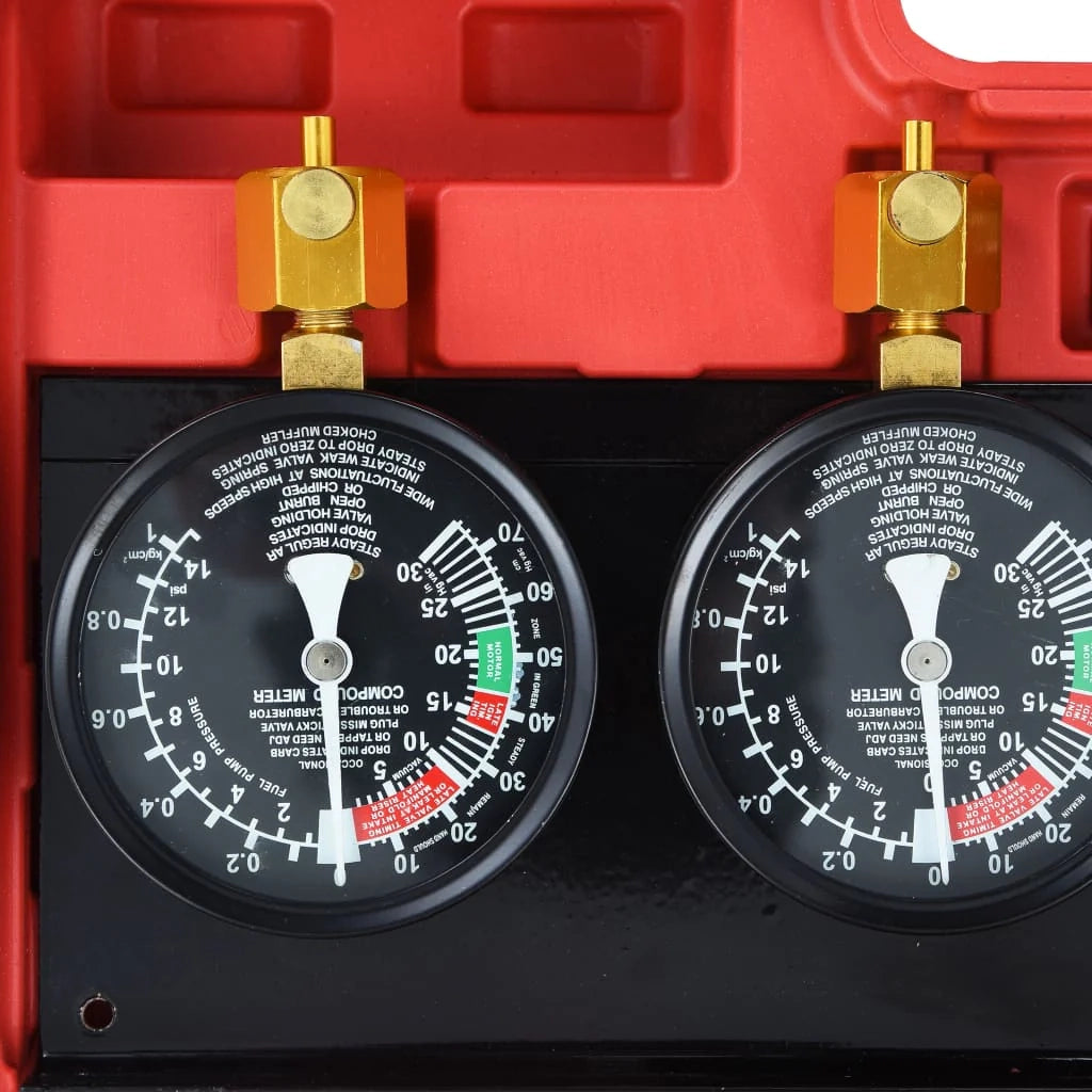 Kit di strumenti per misuratore di sincronizzazione del vuoto del carburatore strumento per veicoli per auto moto multicilindri garage officina 02_0004042