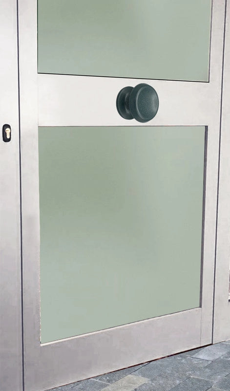 Pomolo fisso per porta SAGUATTI 866/80SAB in alluminio verde opaco