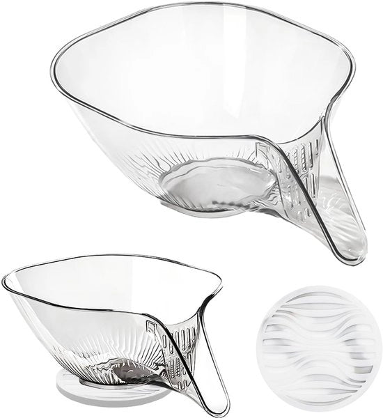 Sistema di scarico per cucina grande capacità con mattonella antiscivolo trasparente e caratteristiche igieniche - 234 x 192 x 125 mm