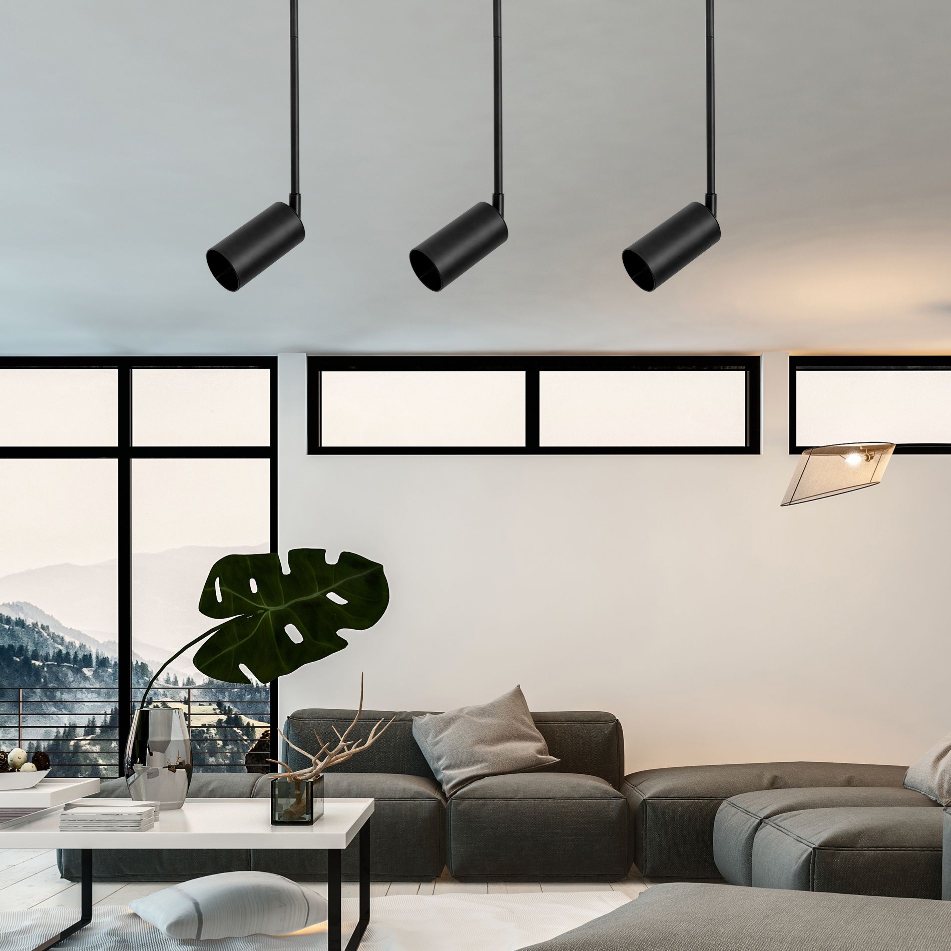 Lampada Da Soffitto Pensile Black APP609-1C