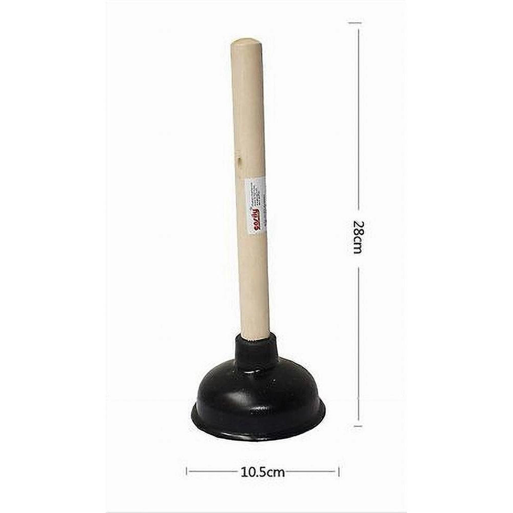 Trade Shop - Sturalavandino Stura Lavandini A Ventosa Per Wc 10.5cm Con Manico In Legno 10114 -