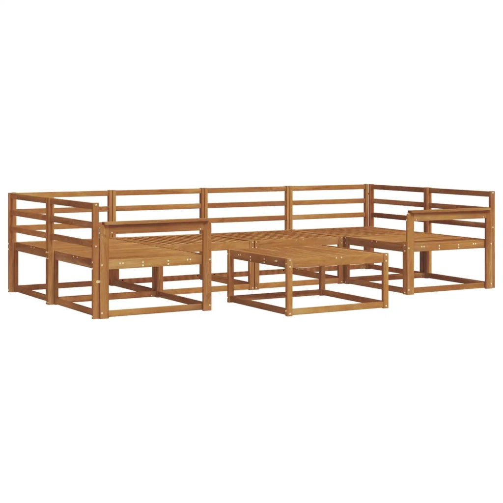 Set di divani da esterno 7 pcs Naturale 3367252