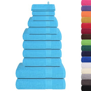Set di asciugamani 12 pezzi FROGN Turchese 360 g/m2 CFW8386641