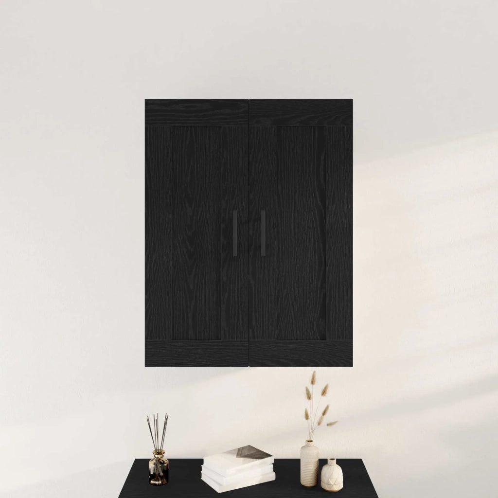 Mobile a muro Rovere Nero 69,5 x 34 x 90 cm Legno multistrato 862952
