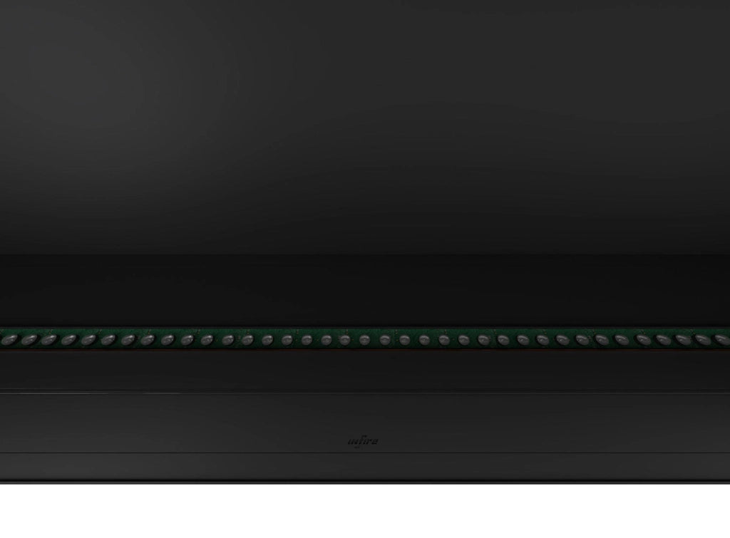 Camino a Vapore Elettrico da Incasso 220x45(64,8)x40 cm Invapo con LED RGB Nero