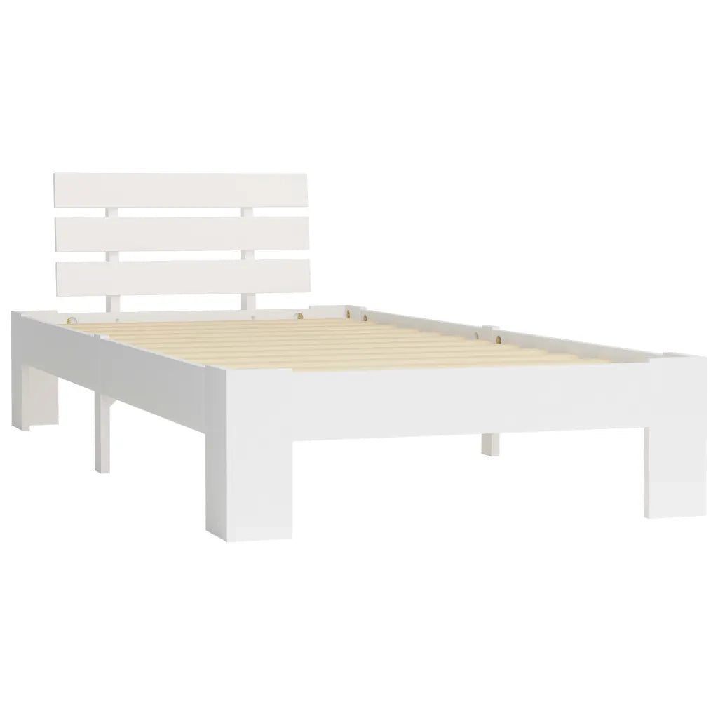 Dormeuse Estraibile senza Materasso Bianca Legno Pino 100x200cm 283155