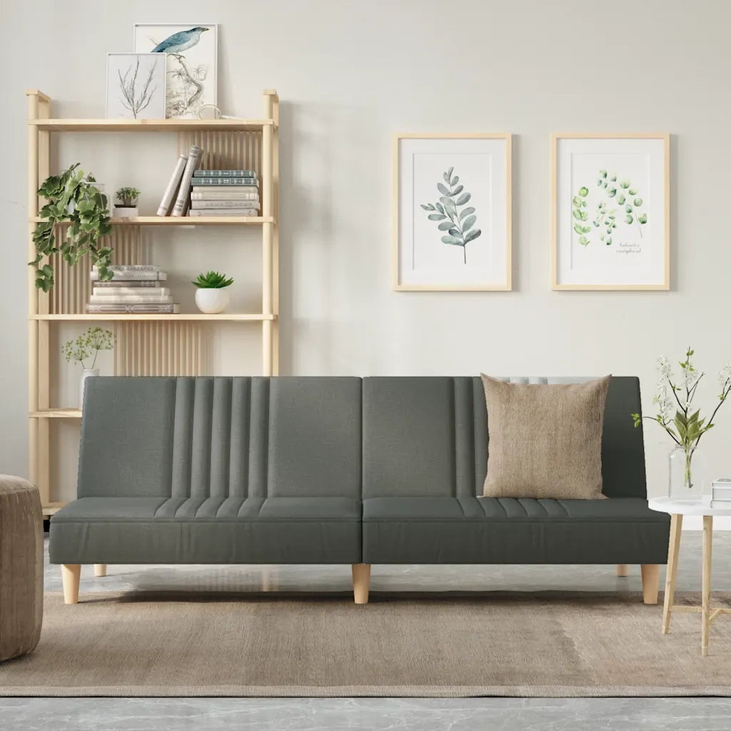 Divano Letto Grigio Scuro in Tessutocod mxl 130059