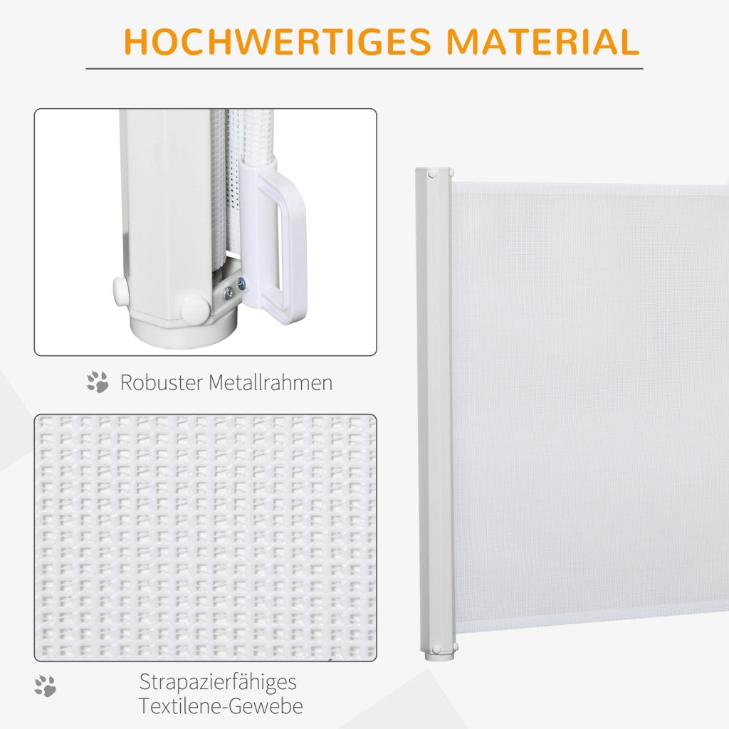 Cancelletto di Sicurezza 115 cm ¨C Xylo ¨C Bianco per Scale e Porte