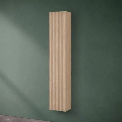 Pensile bagno sospeso cannettato H 150 cm rovere chiaro Bali