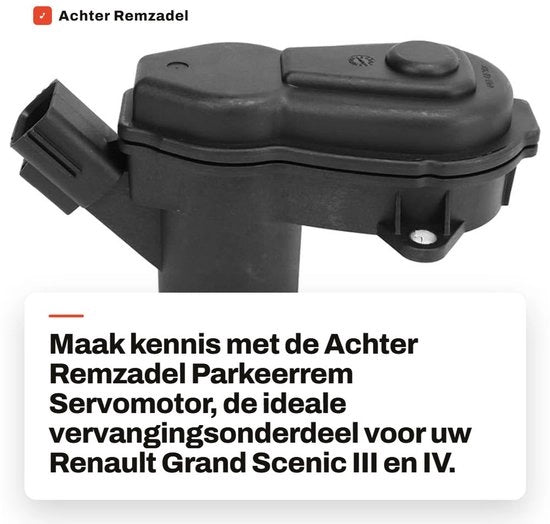 Vervanging del servomotore del parco di parcheggio - compatibile con Grand Scenic III/IV - efficace frenatura