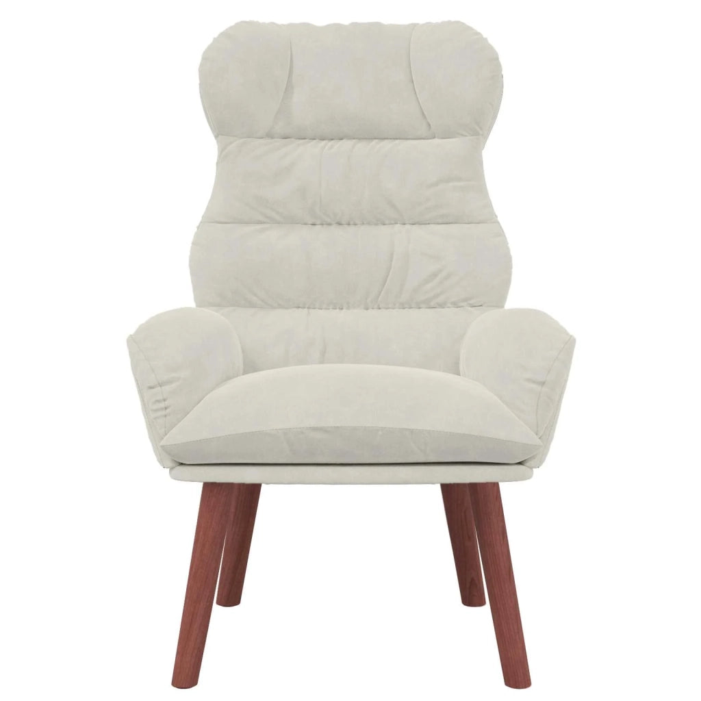 poltrona Crema 69 x 74 x 93 cm Velluto 42001895