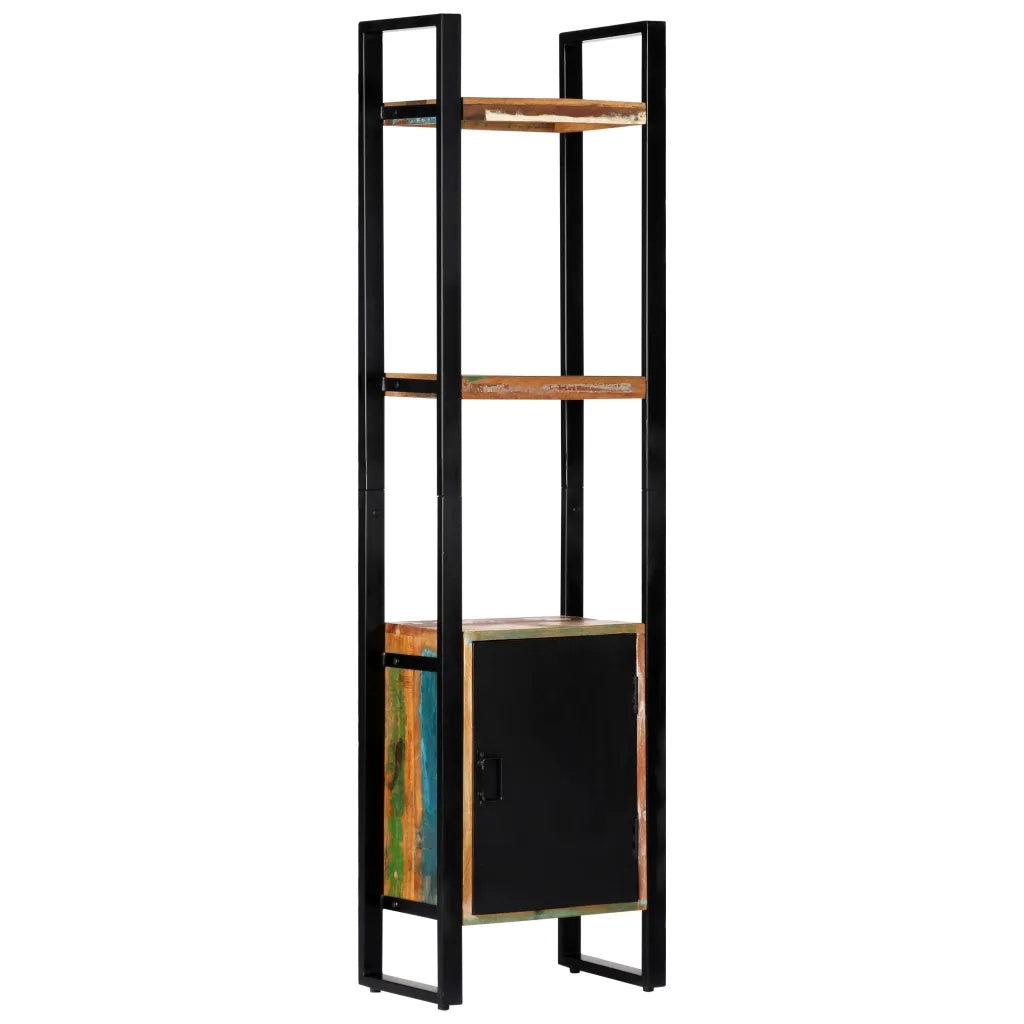 Libreria 45x30x171 cm in Legno Massello di Recupero cod mxl 19734