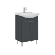 Mobile lavabo "Purus 55" - 55 x 50 x 83 cm - Antracite opaco