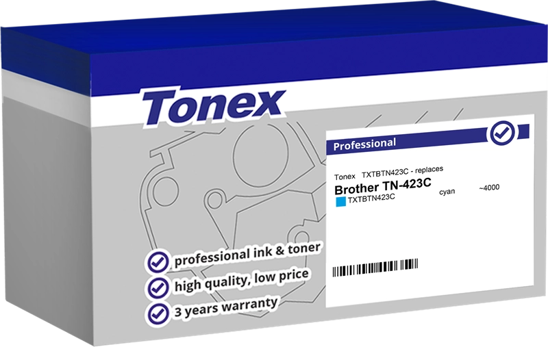 ORIGINAL Tonex toner ciano TXTBTN423C ~4000 Seiten