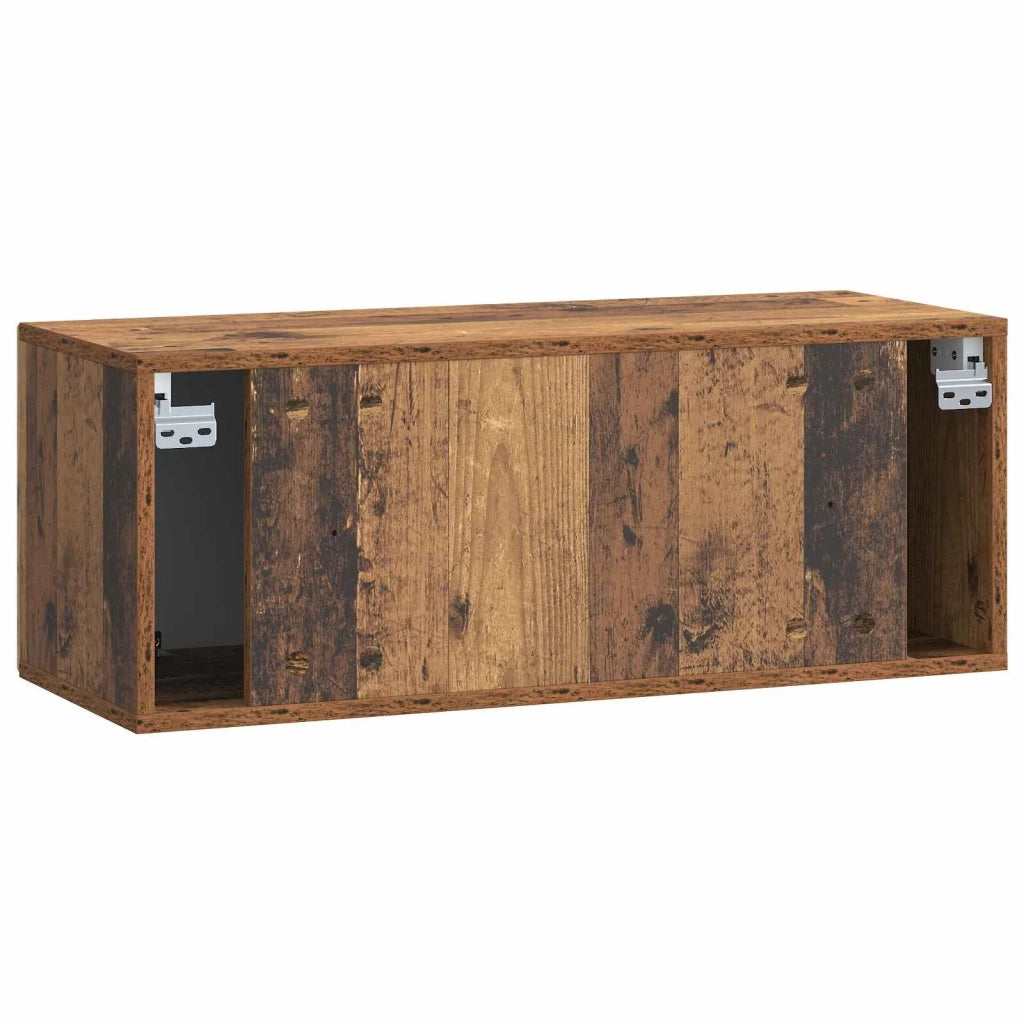 Mobile Porta TV da Muro Legno antico 78,5 x 31 x 30 cm 899403