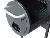 Barbecue a Carbonella 110x64x113,5 h cm in Acciaio Nero