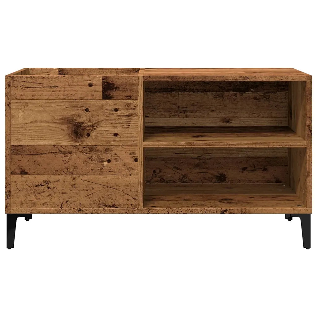 Mobile Porta Dischi Legno Antico 84,5x38x48cm Legno Multistrato 857165