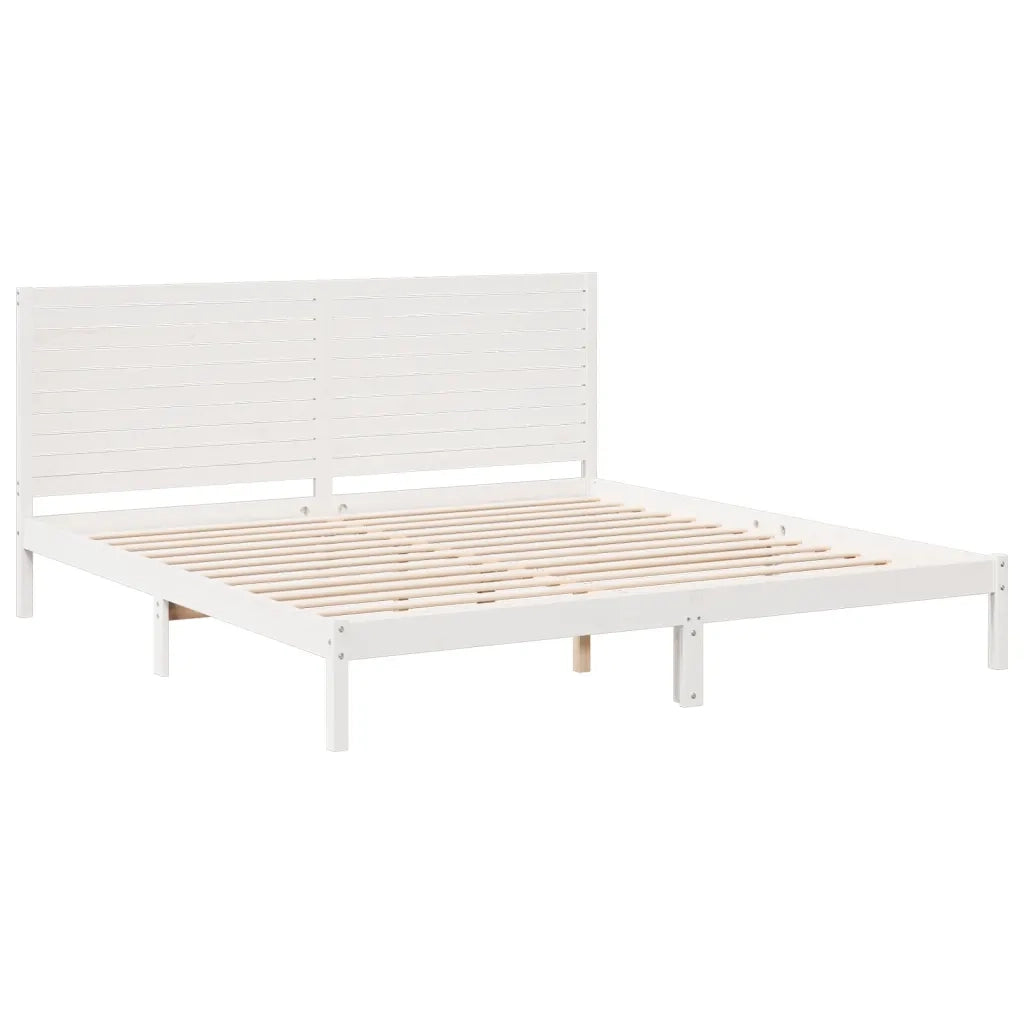 Giroletto Extra Lungo senza Materasso Bianco 180x220cm Massello
