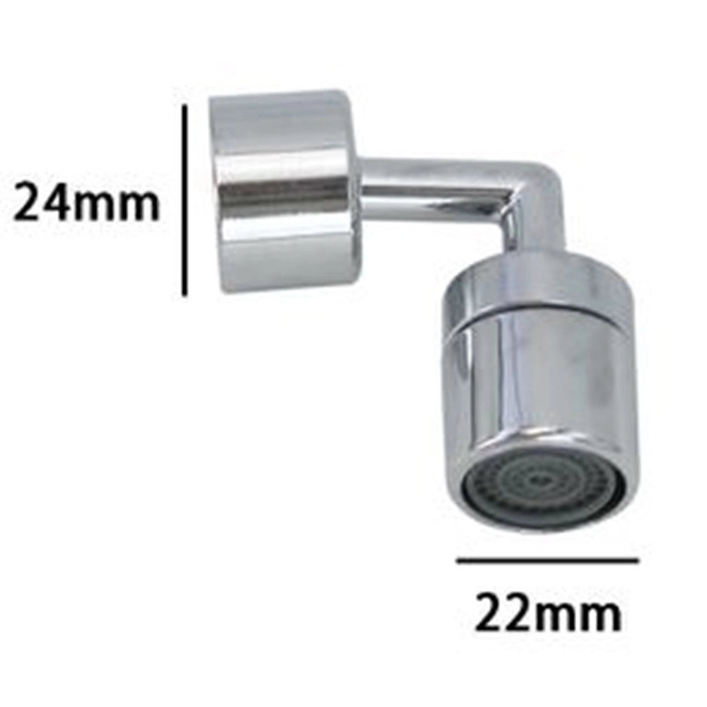 Trade Shop - Filtro Rompigetto Aeratore Rubinetto Antispruzzo Con Snodo In Plastica 22-24mm 87978 -
