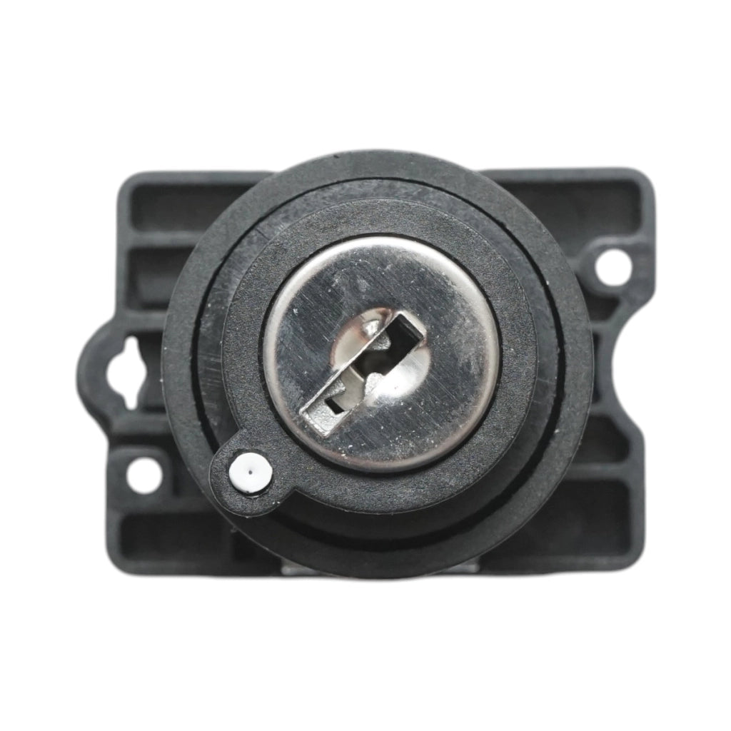 Selettore a 2 posizioni con blocco e chiave 1NO, 400V/10A, LAY5-EG21 Breckner Germany