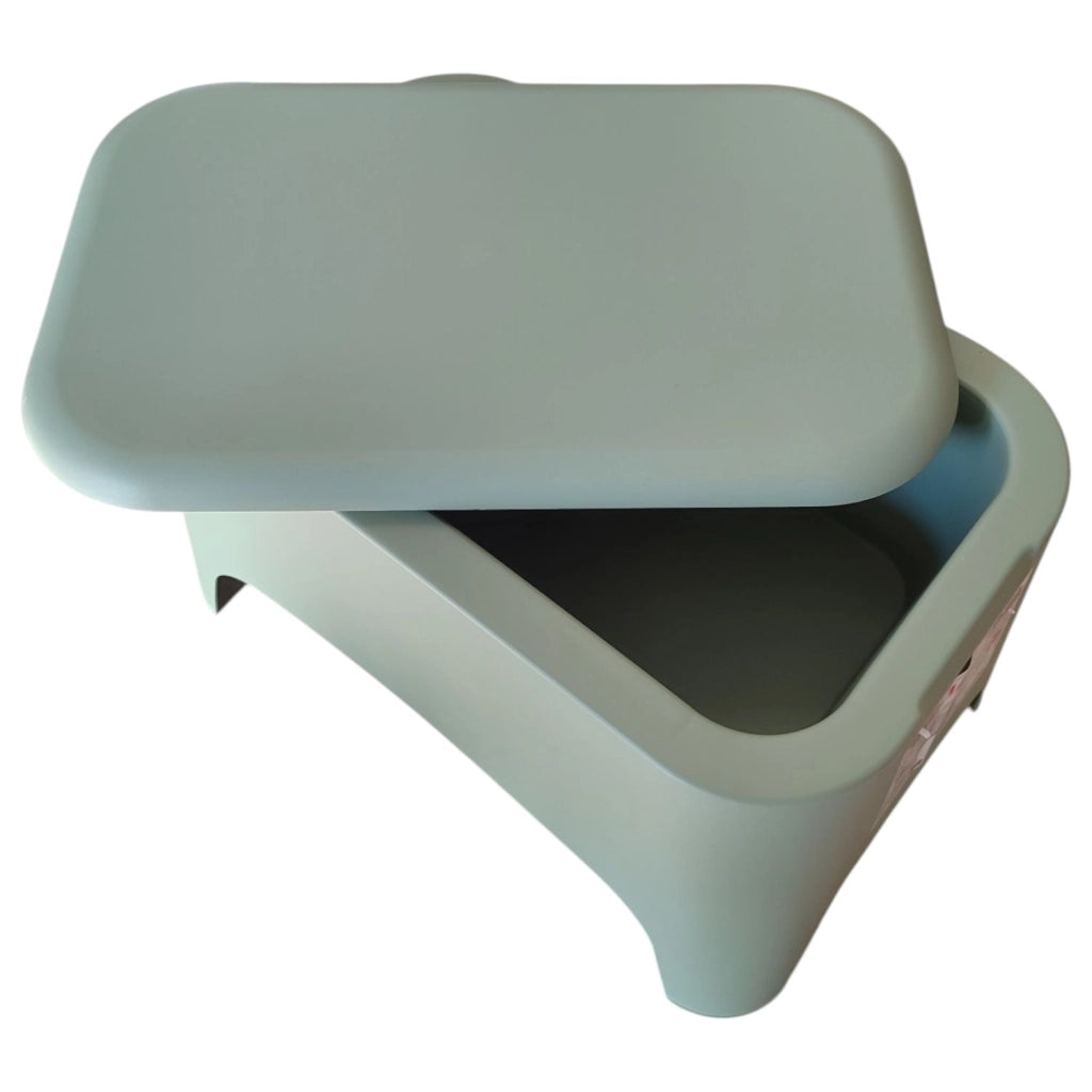 TAVOLINO CONTENITORE IN PLASTICA PETRA VERDE
