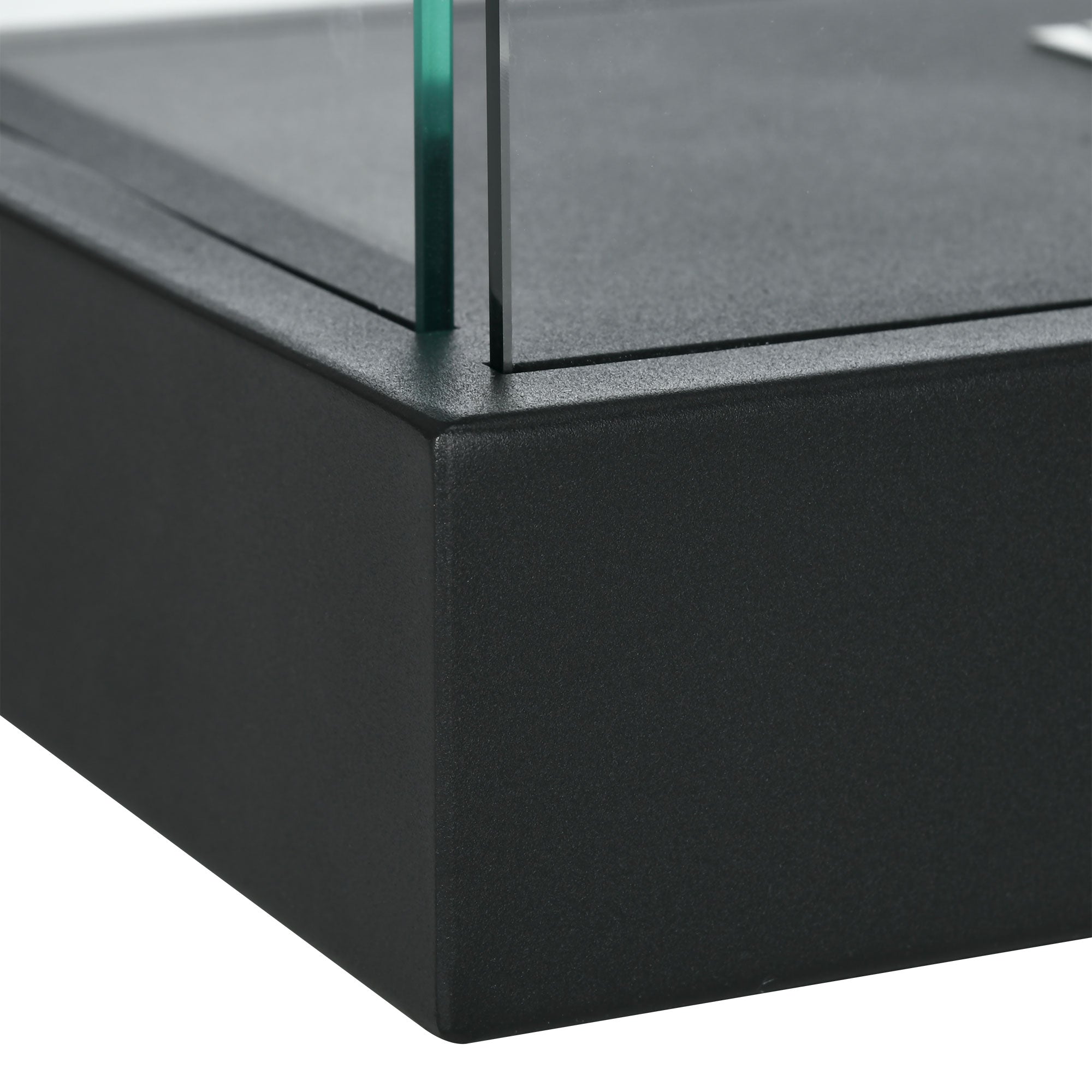 Camino a Bioetanolo da Incasso 100x30x55 cm Bruciatore 2,4L Nero