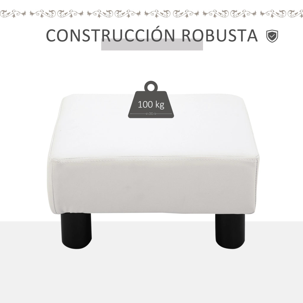 Tavolino basso per soggiorno ¨C zephmum ¨C bianco 40x30x24 cm