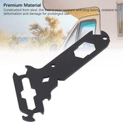 Multitool 14-in-1 - Serratura Sma - Resistente allo Strappo - Portatile - Rigger Tool - Chiave a Lama - Strappatore del Filo - Formato Compatto