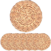 Set di 6 piedini in ceramica a forma rotonda realizzati a mano con acqua di giacinto.