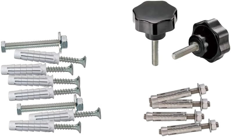 Set di viti e fischer per supporti bracci tenda da sole Golisa