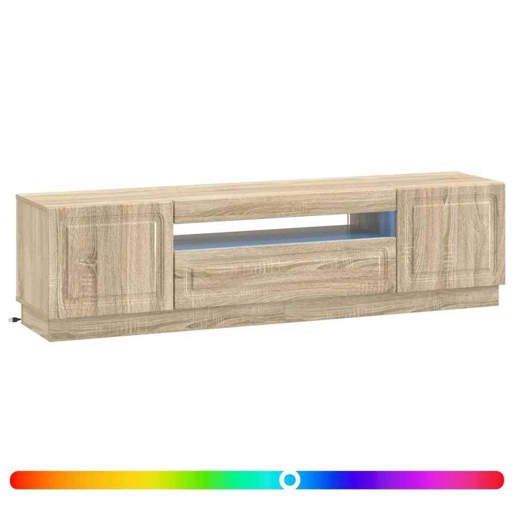 Mobile TV LED Rovere Sonoma Legno ingegnerizzato 897787