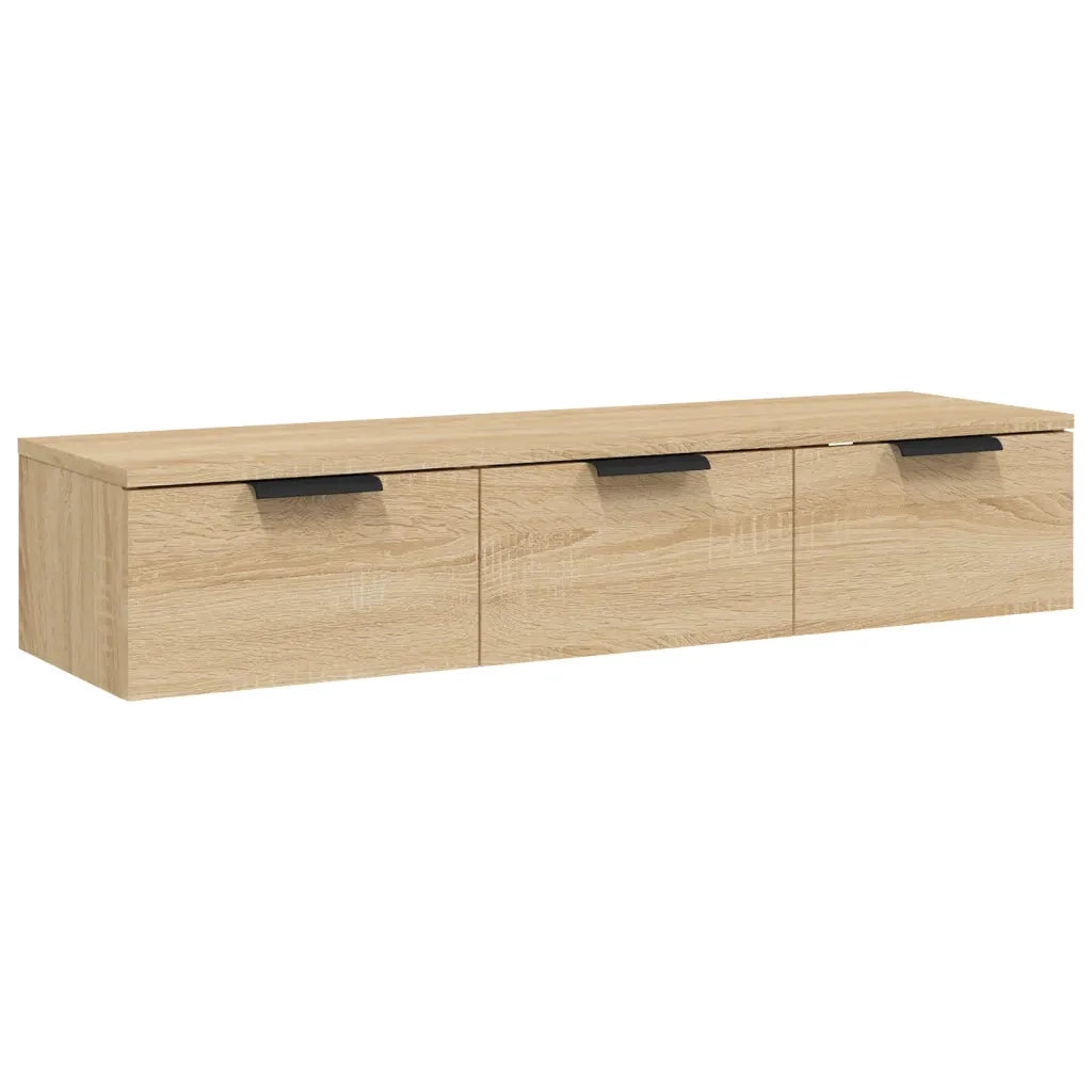 Armadietto a Muro | Mobile a Parete Rovere Sonoma 102x30x20 in Legno Multistrato