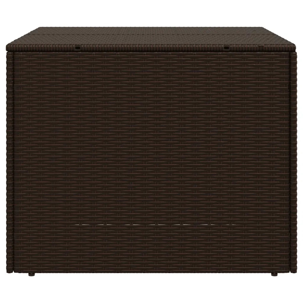 Contenitore da Giardino Marrone 291L in Polyrattan 365337