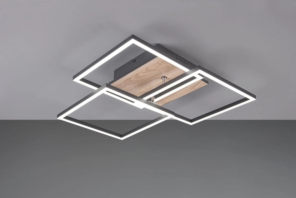 Plafoniera MOBILE legno chiaro LED 27W 2700-6000K RL