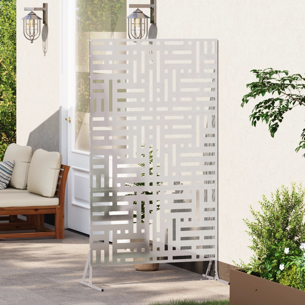 Schermo Privacy 180 cm Acciaio Inossidabile