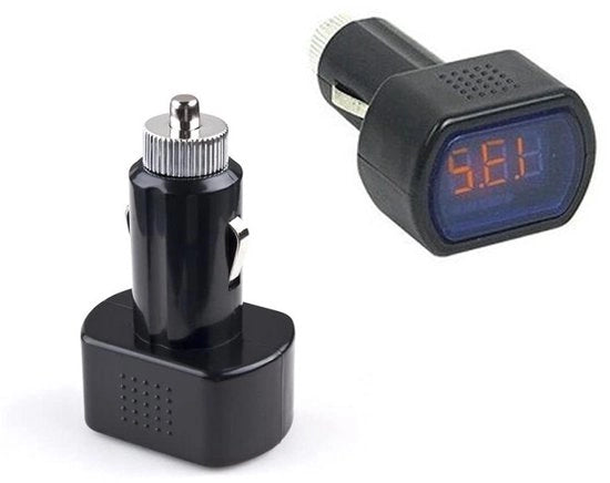 Multimetro LED per batterie 12V-24V con display di tensione nuovo (2)