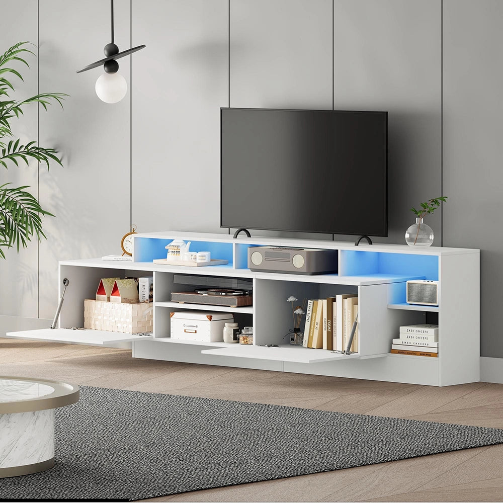 Mobile TV Moderno 190x40x48.5cm - Xylo - Luci LED, fino a 70"