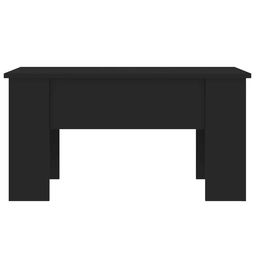 Tavolino da Salotto Nero 79x49x41 cm in Legno Multistrato cod mxl 10418