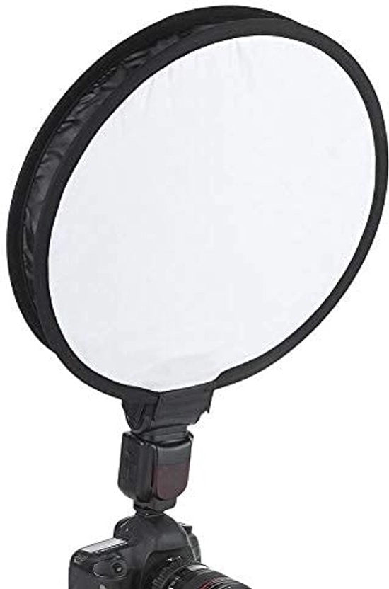Diffusore Softbox per Fotografia - 40 cm - Portatile - Ripiegabile - Ronde - Per Flaschette per Fotocamera - Diffusore per Flaschette
