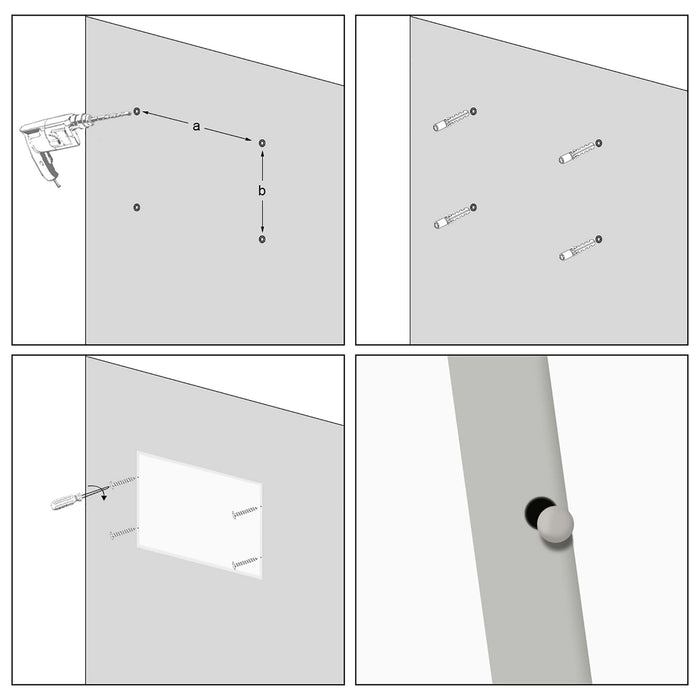 Pannello radiante a infrarossi 400W 720x620x15 mm, Pannello elettrico per riscaldamento IR