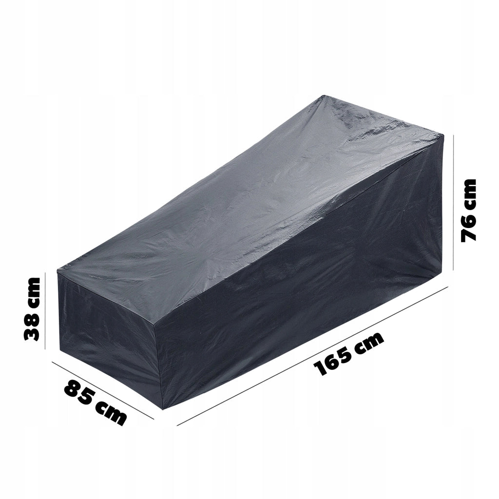 Telo di copertura per sdraio da giardino KADAX, telo protettivo impermeabile, 165x85 cm