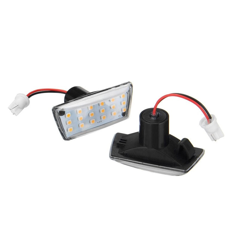 Kit Freccia Laterale a Led Side Marker Lente Trasparente Luce Bianco Per Opel Vauxhall Adam Astra H J D Insignia Meriva B Zafira Chevrolet Cruze J300