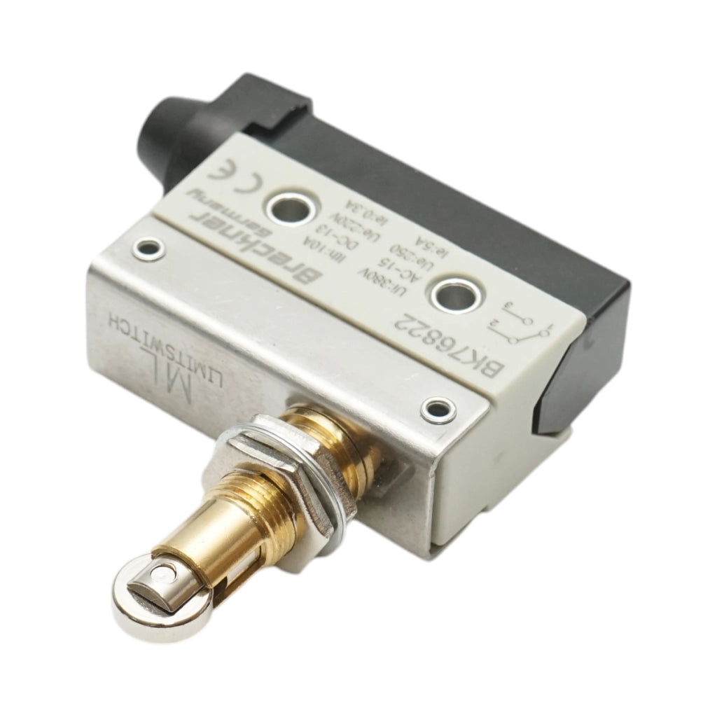 Finecorsa con testa metallica e rullo orizzontale 380V AC/250V DC Breckner Germany