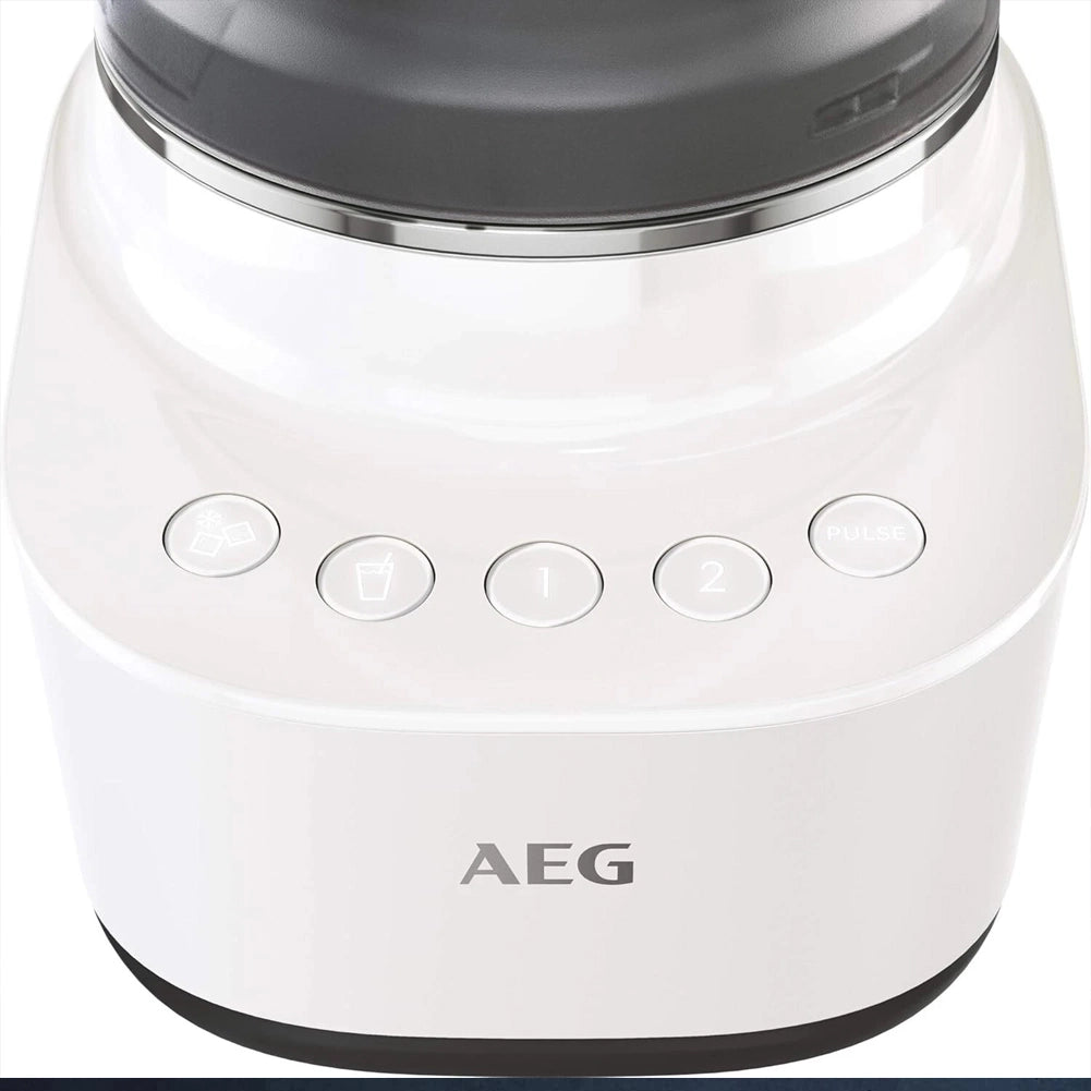 Frullatore 2 Programmi con Lame in Acciaio Inox Tritatutto 0.6L Mixer Compatto