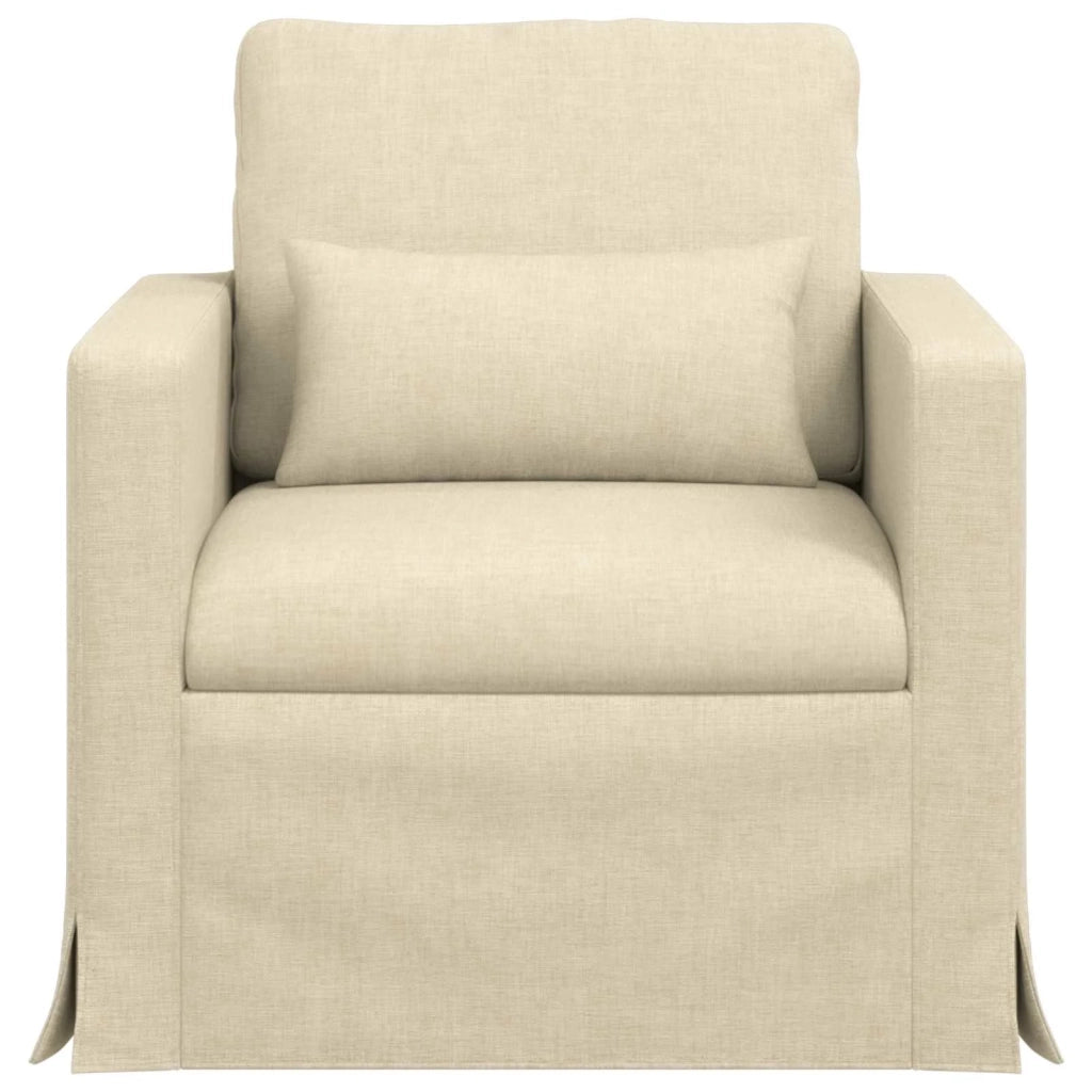 Divano | Divano da soggiorno | Sofa Crema 78 x 78 x 80 cm Tessuto